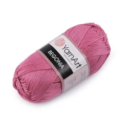 Fir de tricotat begonia, 50 g - Ciclam (1 Bucată)