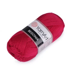 Fir de tricotat begonia, 50 g - Fuchsia închis (1 Bucată)