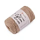 Fir de tricotat / croșetat macrame cotton lurex, 250 g - Albastru denim (1 Bucată)