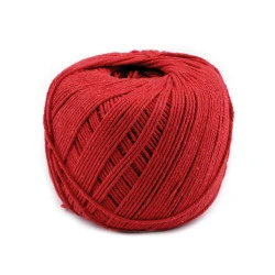 Fire din bumbac macrame ø2-2,5 mm - Roșu (1 Bucată)