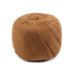 Fire din bumbac macrame ø2-2,5 mm - Maro deschis (1 Bucată)