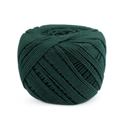Fire din bumbac macrame ø2-2,5 mm - Verde închis (1 Bucată)