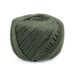Fire din bumbac macrame ø2-2,5 mm - Verde kaki (1 Bucată)