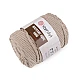 Fir de tricotat / croșetat macrame rope,ø5 mm 500 g - Crem foarte deschis (1 Bucată)