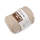Fir de tricotat / croșetat macrame rope,ø5 mm 500 g - Crem foarte deschis (1 Bucată)
