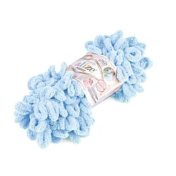 Fir de tricotat alize puffy, 100 g - Baby blue (1 Bucată)