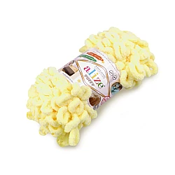 Fir de tricotat alize puffy, 100 g - Galben deschis (1 Bucată)
