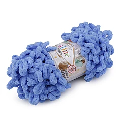 Fir de tricotat alize puffy, 100 g - Albastru deschis (1 Bucată)