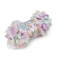 Fir de tricotat alize puffy color, 100 g - Roz deschis (1 Bucată)