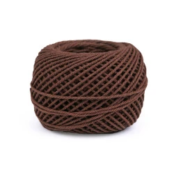 Aţă bumbac pentru croșetat, 40 g - Maro (1 Bucată)