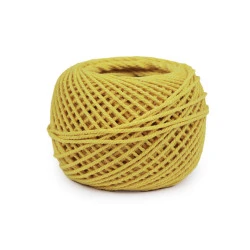 Aţă bumbac pentru croșetat, 40 g - Yellow-beige (1 Bucată)