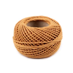 Aţă bumbac pentru croșetat, 40 g - Maro bronz (1 Bucată)