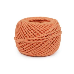 Aţă bumbac pentru croșetat, 40 g - Roz somon deschis (1 Bucată)