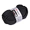 Fir de tricotat cord yarn, 250 g - Gri închis (1 Bucată)