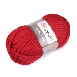 Fir de tricotat cord yarn, 250 g - Roșu (1 Bucată)