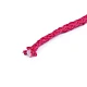 Fir de tricotat macrame braided 250 g - Alb (1 Bucată)