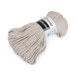 Fir de tricotat macrame braided 250 g - Ecru (1 Bucată)