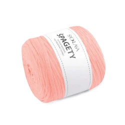 Bandă de tricotat spaghetti,  550 g - Roz deschis (1 Bucată)