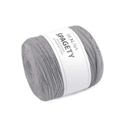 Bandă de tricotat spaghetti,  550 g - Gri neutral (1 Bucată)