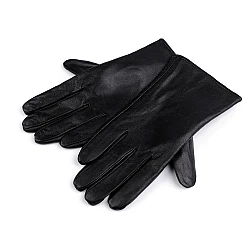 Mănuși de piele pentru bărbați - Negru (1 Pereche)