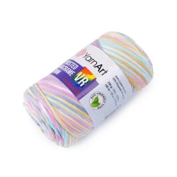 Fire de tricotat twisted macrame 250 g - Multicolor (1 Bucată)