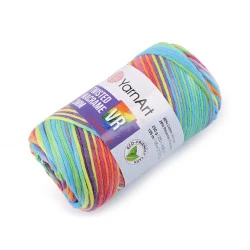 Fire de tricotat twisted macrame 250 g - Multicolor (1 Bucată)