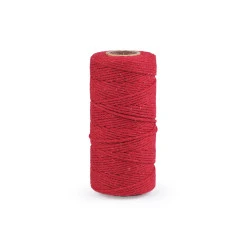 Fire bumbac pentru croșetat - Roșu (1 Bucată)