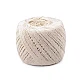 Fire din bumbac macrame ø1,5-2 mm - Alb natural (1 Bucată)