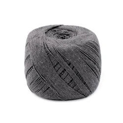 Fire din bumbac macrame ø1,5-2 mm - Gri neutral (1 Bucată)
