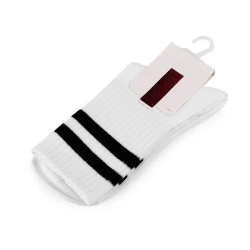 Șosete unisex din bumbac - Alb (1 Pereche)