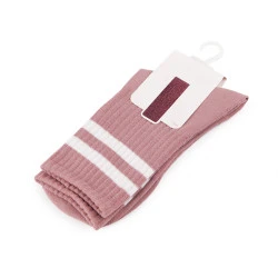Șosete unisex din bumbac - Roz antic deschis (1 Pereche)