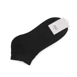 Șosete unisex din bumbac - Negru (1 Pereche)