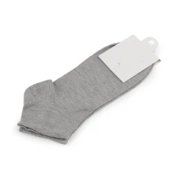 Șosete unisex din bumbac - Gri neutral (1 Pereche)