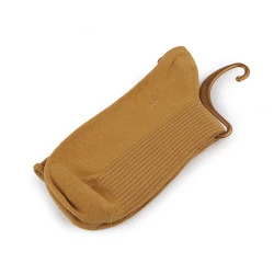 Șosete din bumbac pentru femei/fete - Galben muștar (1 Pereche)