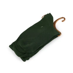 Șosete din bumbac pentru femei/fete - Verde închis (1 Pereche)