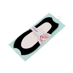 Sosete / talpăici cu silicon si anti-alunecare - Negru (1 Pereche)