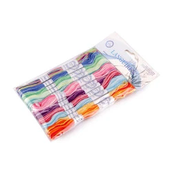 Set broderie fire tip mouline mélír 12 buc/8 m - Mix (12 Bucăți)