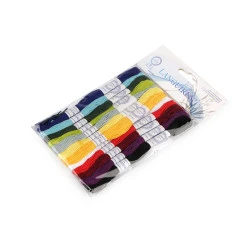 Set fire de broderie tip mouline 12 buc/8 m - Mix (12 Bucăți)