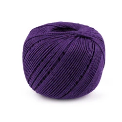 Fire de bumbac macrame ø2 mm - Violet (1 Bucată)
