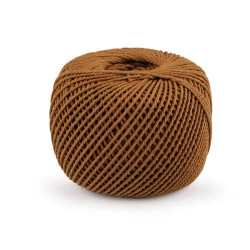 Fire de bumbac macrame ø2 mm - Maro foarte deschis (1 Bucată)