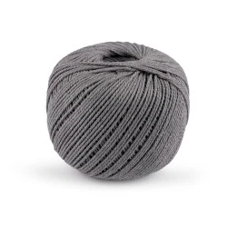 Fire de bumbac macrame ø2 mm - Gri neutral (1 Bucată)