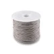 Șnur din bumbac cerat, ø0,8 mm - Negru (1 Bucată) Șnur din bumbac cerat, ø0,8 mm - Negru (1 Bucată)