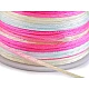 Șnur satinat curcubeu, ø2 mm - Multicolor (1 Bucată)