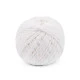 Snur bumbac macrame, ø2 mm - Alb (12 Bucăți)