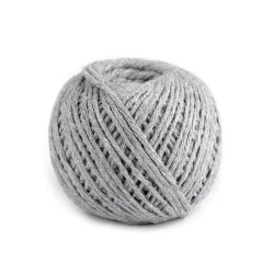Snur bumbac macrame, ø2 mm - Gri porumbel (1 Bucată)