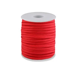 Cordelină paracord, ø4 mm - Roșu (25 Metri)