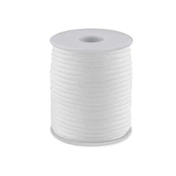 Cordelină paracord, ø4 mm - Alb (25 Metri)