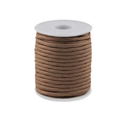 Cordelină paracord, ø4 mm - Maro (25 Metri)