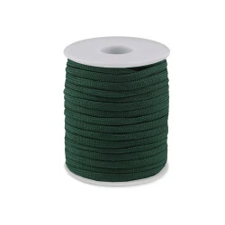 Cordelină paracord, ø4 mm - Verde închis (25 Metri)