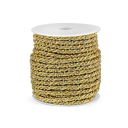 Snur răsucit lurex cu bile ø5 mm - Auriu (20 Metri)